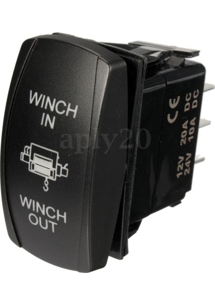 La Babite Araba Teknesi Dpdt Rocker Switch (Yurt Dışından)