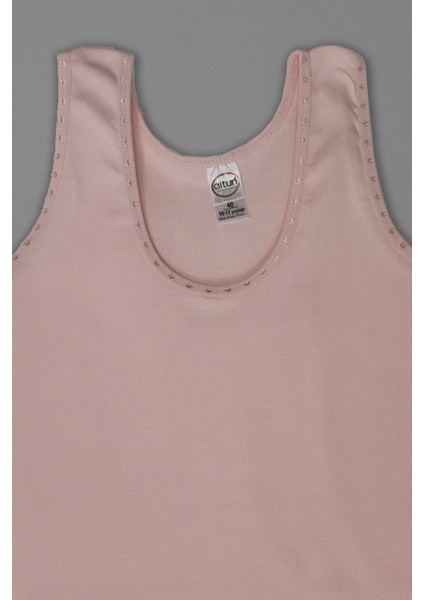 Kız Çocuk Pembe Geniş Askılı Atlet fiyatları