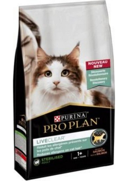 Liveclear Sterilised Salmon Kedi Maması - 1,4 kg