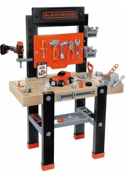 7600360727 Black & Decker Bricolo Center Workbench-Smoby