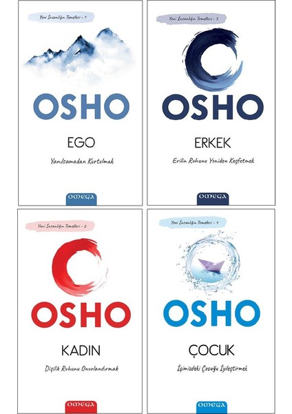 Yeni Insanlığın Temelleri 4'lü Set Ego - Erkek - Kadın - Çocuk / Osho