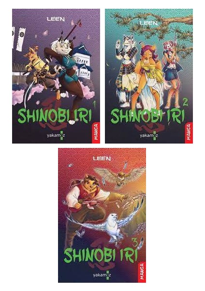 Shinobi Iri 1-2-3. Ciltler Manga Seti