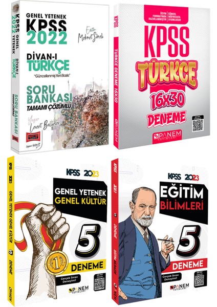 KPSS Türkçe Soru Bankası+Panem Türkçe Deneme+Genel Yetenek Genel Kültür 5 Deneme+Eğitim 5 Deneme