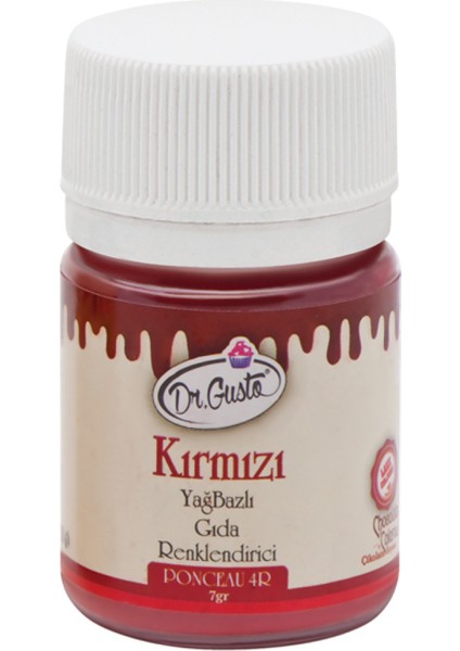 Yağ Bazlı Toz Gıda Boyası 7gr Kırmızı