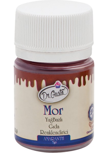 Yağ Bazlı Toz Gıda Boyası 7gr Mor