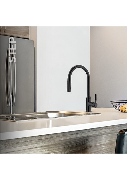 Step Spiralli Eviye Bataryası SIYAH-900591B modelleri