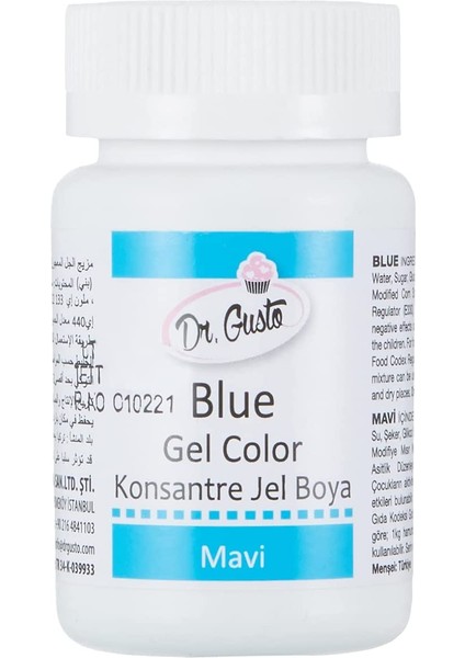 Mavi Gıda Boyası Jel 100 gr