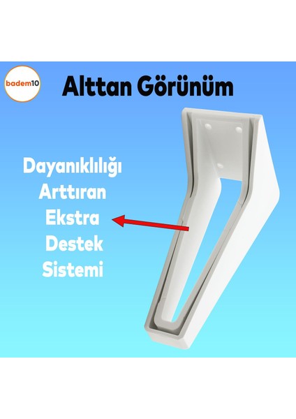 Penta Lüks Mobilya Kanepe Sehpa Tv Ünitesi Konsol Koltuk Ayağı 18 cm Beyaz Ayakları indirimleri