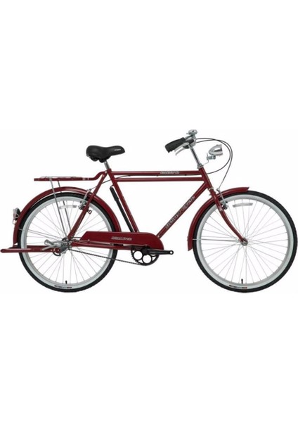 Roadstar Gl Hizmet Bisikleti 58CM V 26 Jant 1 Vites Bordo Siyah Beyaz