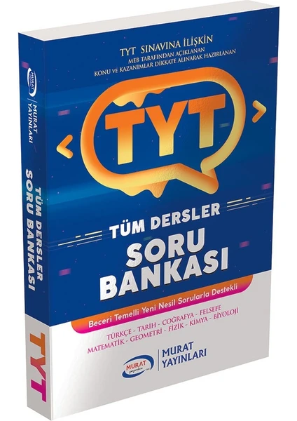 Murat Yayınları TYT Tüm Dersler Soru Bankası