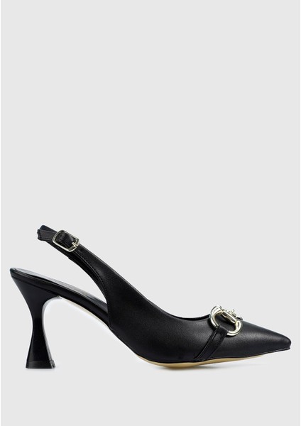 Siyah Kadın Stiletto