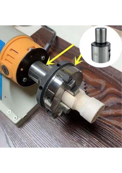 Mini Torna Makinesi Torna Chuck 8mm Için Elektrikli Matkap Çenesi Bağlantı Çubuğu (Yurt Dışından) modelleri