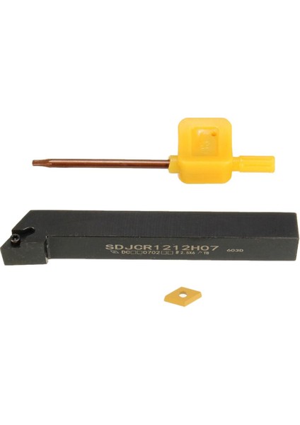 SDJCR1212H07 12X100MM Torna Dönüş Aracı DCMT0702 Blade Karbür Ekle (Yurt Dışından)