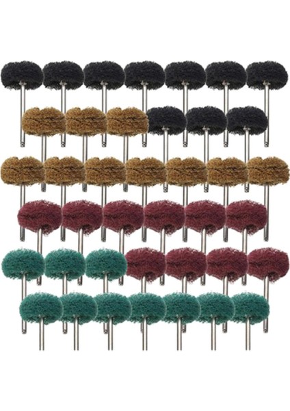 40 Adet Fırça Ovma Pedi Tekerleği Öğütme Parlatma Temizleme Aracı (Yurt Dışından) indirimleri