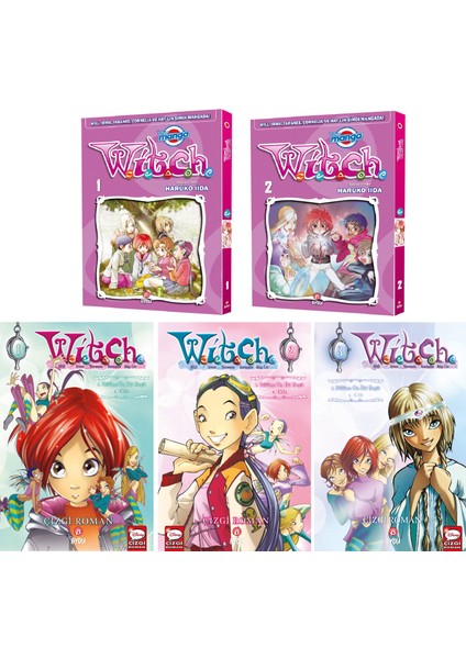 Witch 5 Kitap Çizgi Roman ve Manga Seti