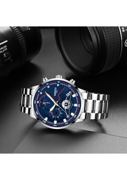 Kronograf Erkek Saatleri Suya Dayanıklı 2507 (Yurt Dışından) fiyatları