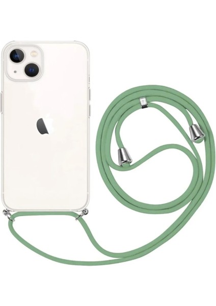 Apple iPhone 11 Pro Max Uyumlu Kılıf Silikon Ipli Boyundan Askılı Darbe Emici Antishock Kapak Tpu