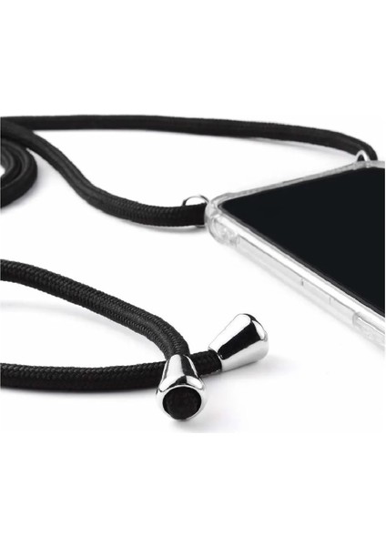 Apple iPhone 6 Uyumlu Kılıf Silikon Ipli Boyundan Askılı Darbe Emici Antishock Kapak Tpu