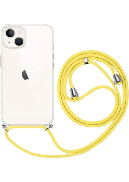 Apple iPhone 11 Pro Uyumlu Kılıf Silikon Ipli Boyundan Askılı Darbe Emici Antishock Kapak Tpu