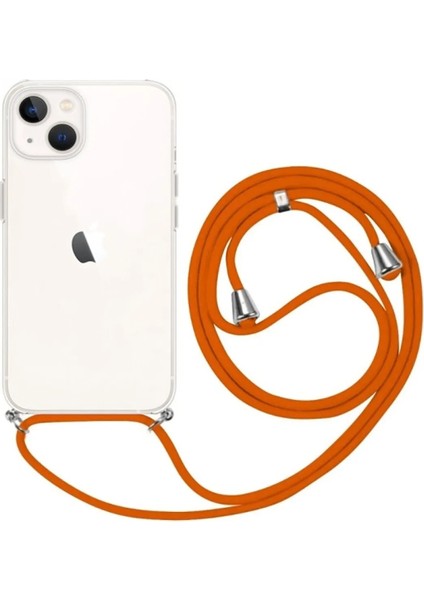 Apple iPhone 14 Pro Max Uyumlu Kılıf Silikon Ipli Boyundan Askılı Darbe Emici Antishock Kapak Tpu