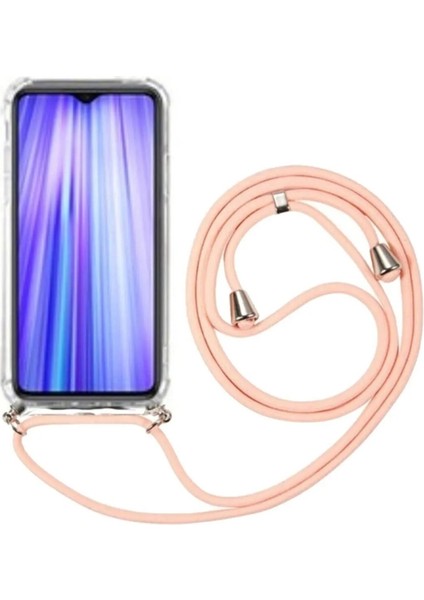 Xiaomi Redmi 6A Uyumlu Kılıf Silikon Ipli Boyundan Askılı Darbe Emici Antishock Kapak Tpu