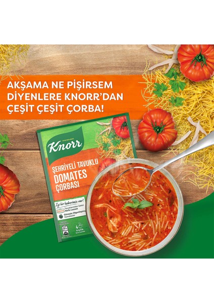 Hazır Çorba Şehriyeli Tavuklu Domates Çorbası 4 Kişilik 76 Gx6