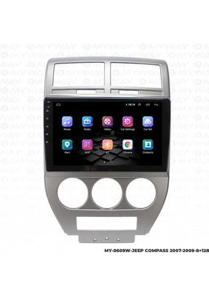 Jeep Compass Android Multimedya Carplay Navigasyon Ekran - 8gb RAM+128 GB HDD - Myway fırsatları