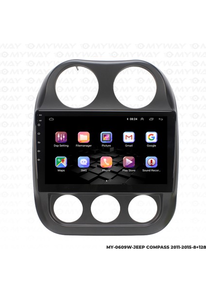 Jeep Patriot Android Multimedya Carplay Navigasyon Ekran - 8gb RAM+128 GB HDD - Myway indirimleri