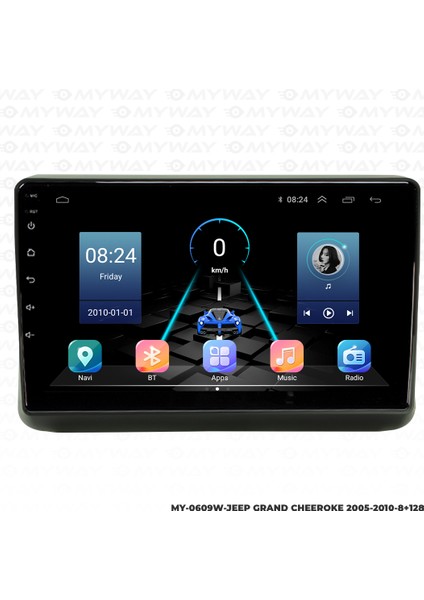Jeep Grand Cherokee Android Multimedya Carplay Navigasyon Ekran - 8gb RAM+128 GB HDD - Myway indirimleri