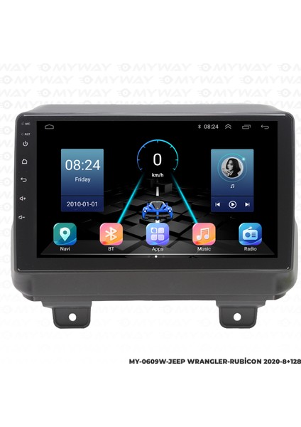Jeep Rubicon Android Multimedya Carplay Navigasyon Ekran - 8gb RAM+128 GB HDD - Myway indirimleri