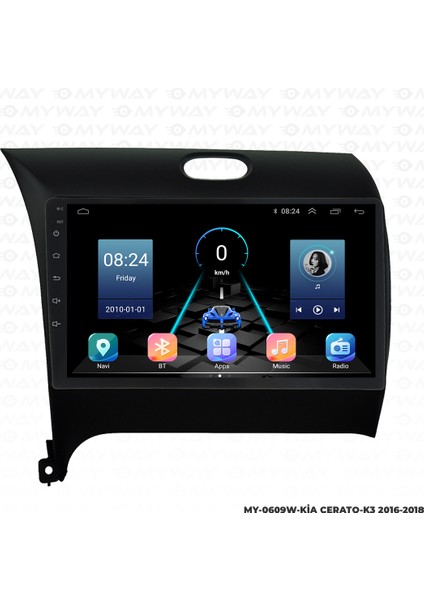 Kia Cerato Android Multimedya Carplay Navigasyon Ekran - 8gb RAM+128 GB HDD - Myway fırsatları