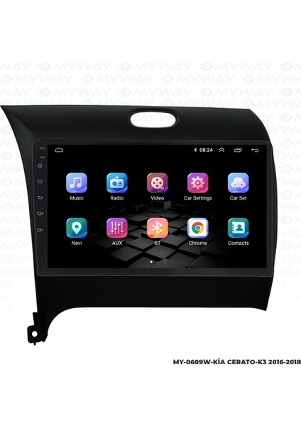 Kia K3 Android Multimedya Carplay Navigasyon Ekran - 8gb RAM+128 GB HDD - Myway fiyatları