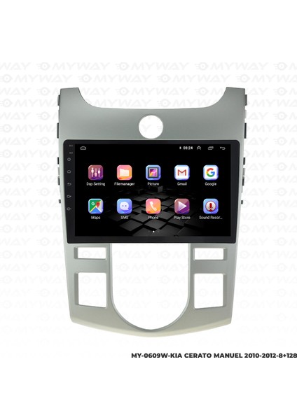 Kia Cerato Android Multimedya Carplay Navigasyon Ekran - 8gb RAM+128 GB HDD - Myway modelleri