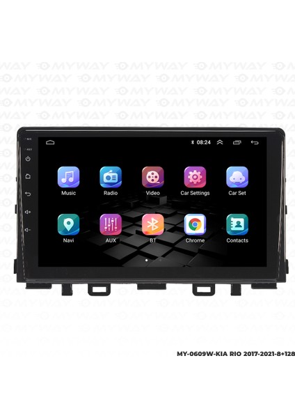 Kia Rio Android Multimedya Carplay Navigasyon Ekran - 8gb RAM+128 GB HDD - Myway fırsatları