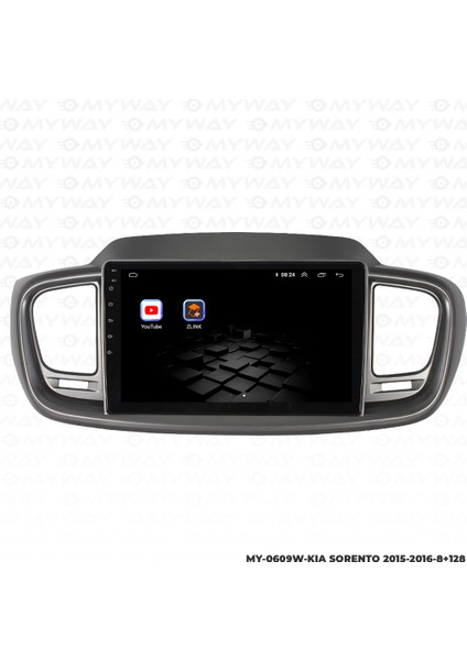 Kia Sorento Android Multimedya Carplay Navigasyon Ekran - 8gb RAM+128 GB HDD - Myway fiyatları