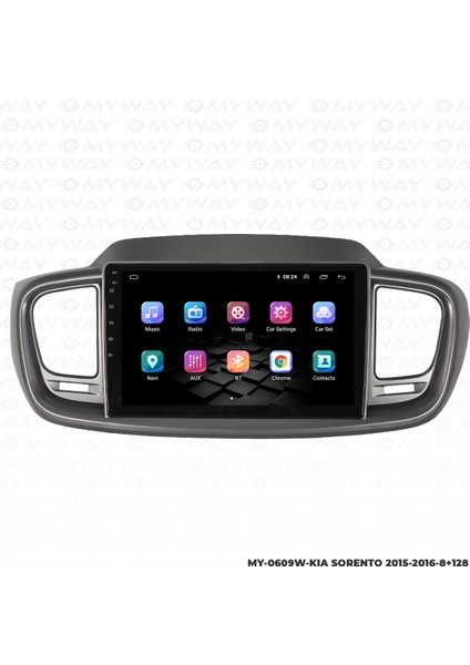 Kia Sorento Android Multimedya Carplay Navigasyon Ekran - 8gb RAM+128 GB HDD - Myway fırsatları