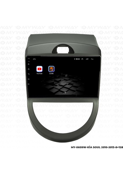 Kia Soul Android Multimedya Carplay Navigasyon Ekran - 8gb RAM+128 GB HDD - Myway modelleri