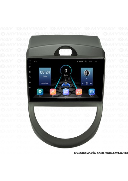 Kia Soul Android Multimedya Carplay Navigasyon Ekran - 8gb RAM+128 GB HDD - Myway fırsatları