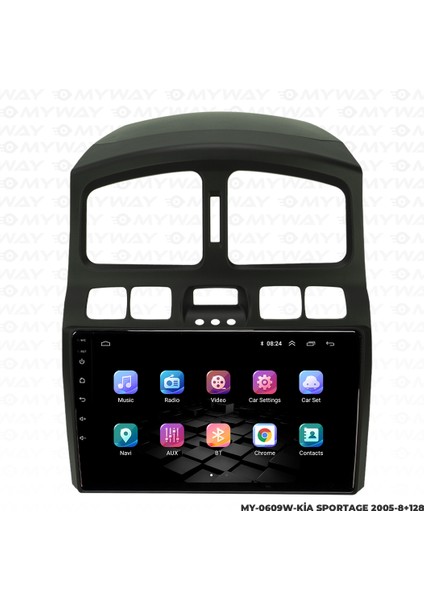 Kia Sportage Android Multimedya Carplay Navigasyon Ekran - 8gb RAM+128 GB HDD - Myway modelleri