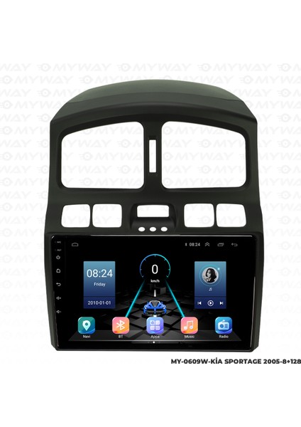 Kia Sportage Android Multimedya Carplay Navigasyon Ekran - 8gb RAM+128 GB HDD - Myway fırsatları