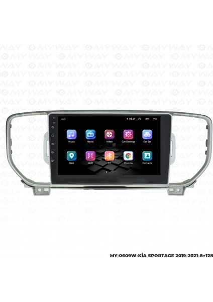 Kia Sportage Android Multimedya Carplay Navigasyon Ekran - 8gb RAM+128 GB HDD - Myway