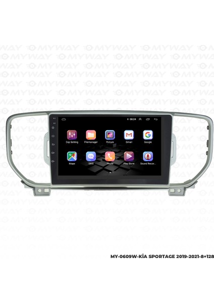 Kia Sportage Android Multimedya Carplay Navigasyon Ekran - 8gb RAM+128 GB HDD - Myway