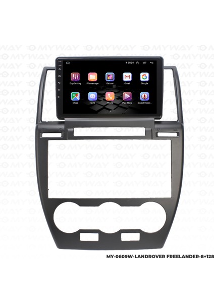 Land Rover Freelander 2 Android Multimedya Carplay Navigasyon Ekran - 8gb RAM+128 GB HDD - Myway