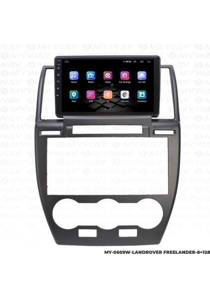 Land Rover Freelander 2 Android Multimedya Carplay Navigasyon Ekran - 8gb RAM+128 GB HDD - Myway