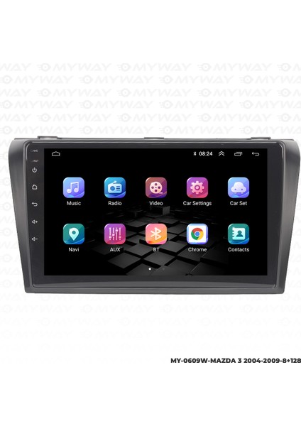 Mazda 3 Android Multimedya Carplay Navigasyon Ekran - 8gb RAM+128 GB HDD - Myway fırsatları