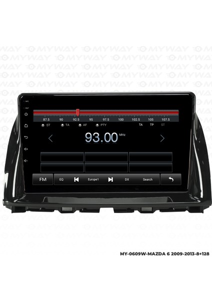 Mazda 6 Android Multimedya Carplay Navigasyon Ekran - 8gb RAM+128 GB HDD - Myway fiyatları