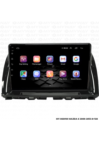 Mazda 6 Android Multimedya Carplay Navigasyon Ekran - 8gb RAM+128 GB HDD - Myway fırsatları