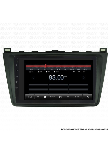 Mazda 6 Android Multimedya Carplay Navigasyon Ekran - 8gb RAM+128 GB HDD - Myway fiyatları