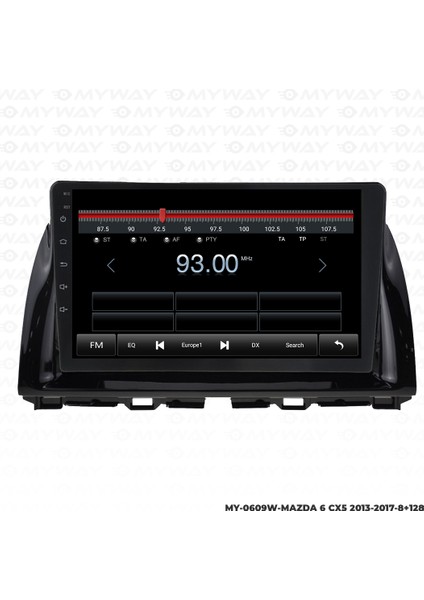 Mazda 6 Cx5 Android Multimedya Carplay Navigasyon Ekran - 8gb RAM+128 GB HDD - Myway