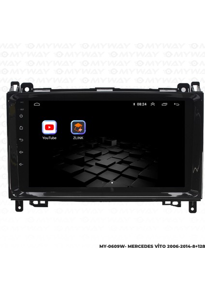 Vito Android Multimedya Carplay Navigasyon Ekran - 8gb RAM+128 GB HDD - Myway
